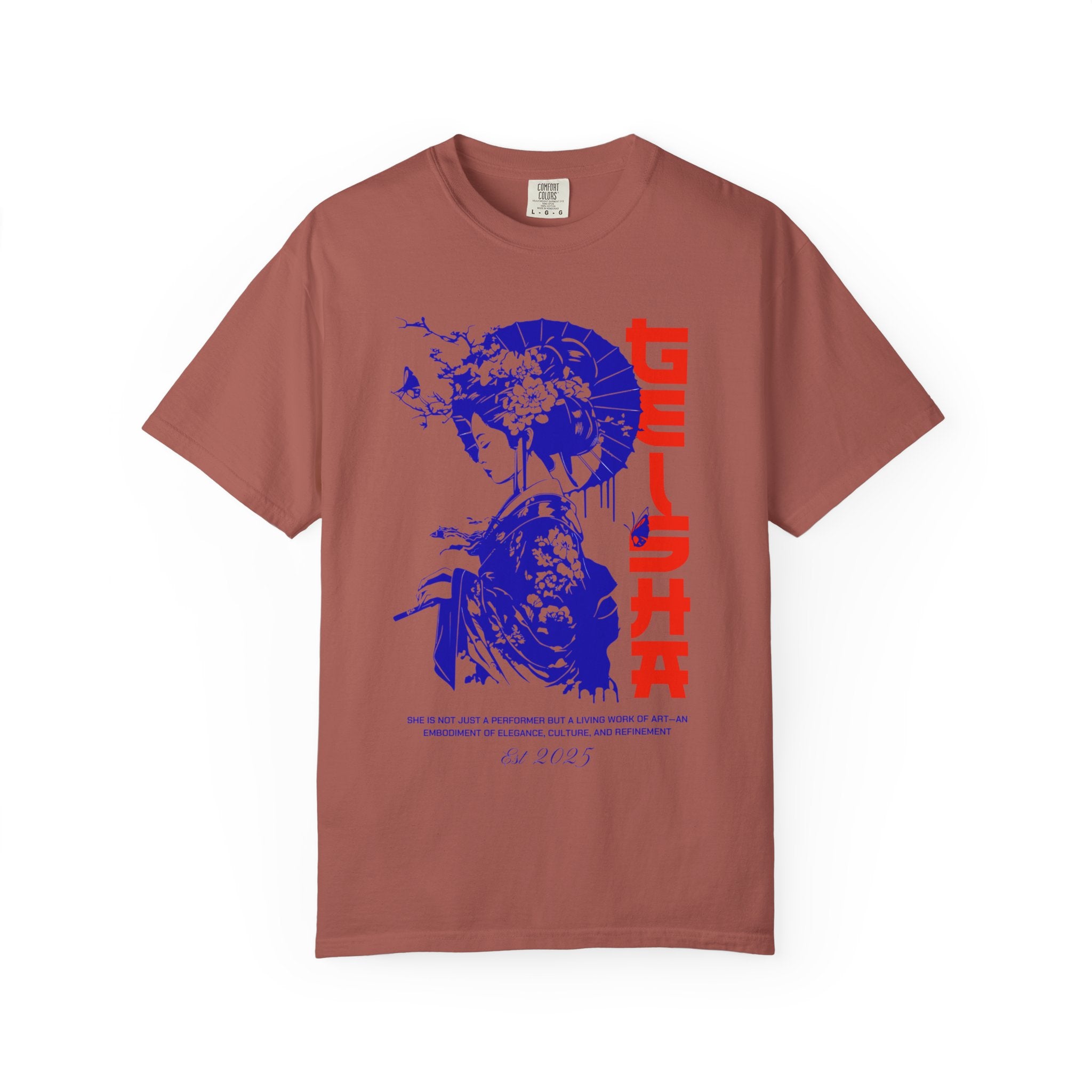 Geisha Graphic T-Shirt, Vintage Style Tee