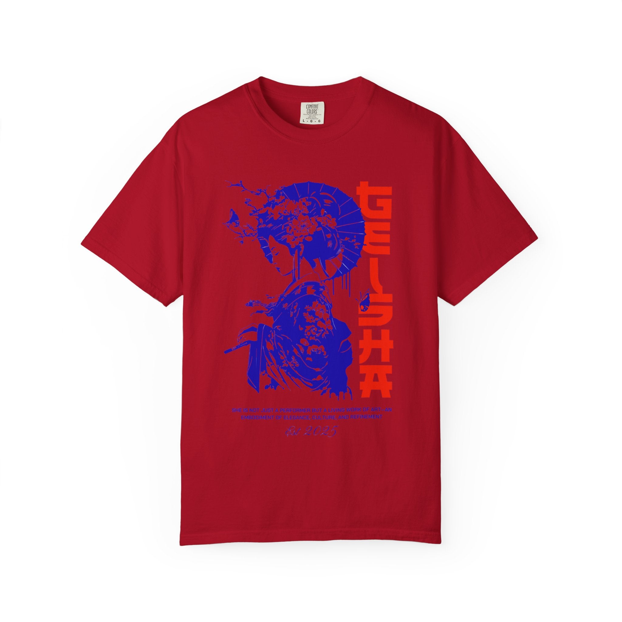 Geisha Graphic T-Shirt, Vintage Style Tee