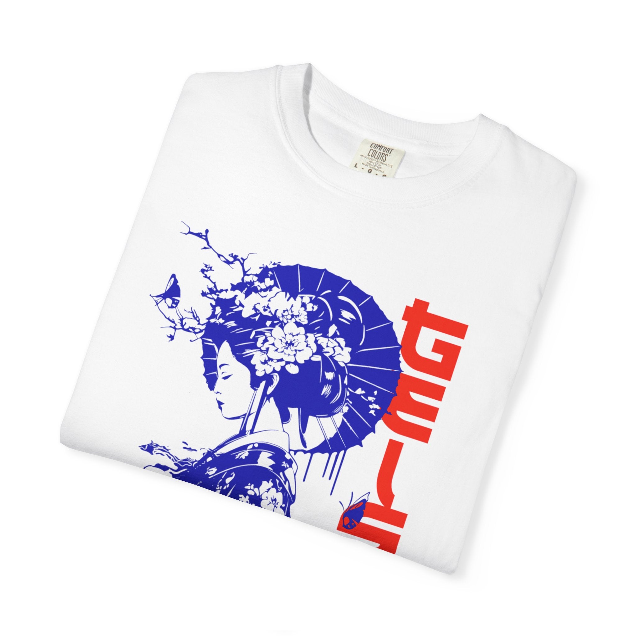 Geisha Graphic T-Shirt, Vintage Style Tee