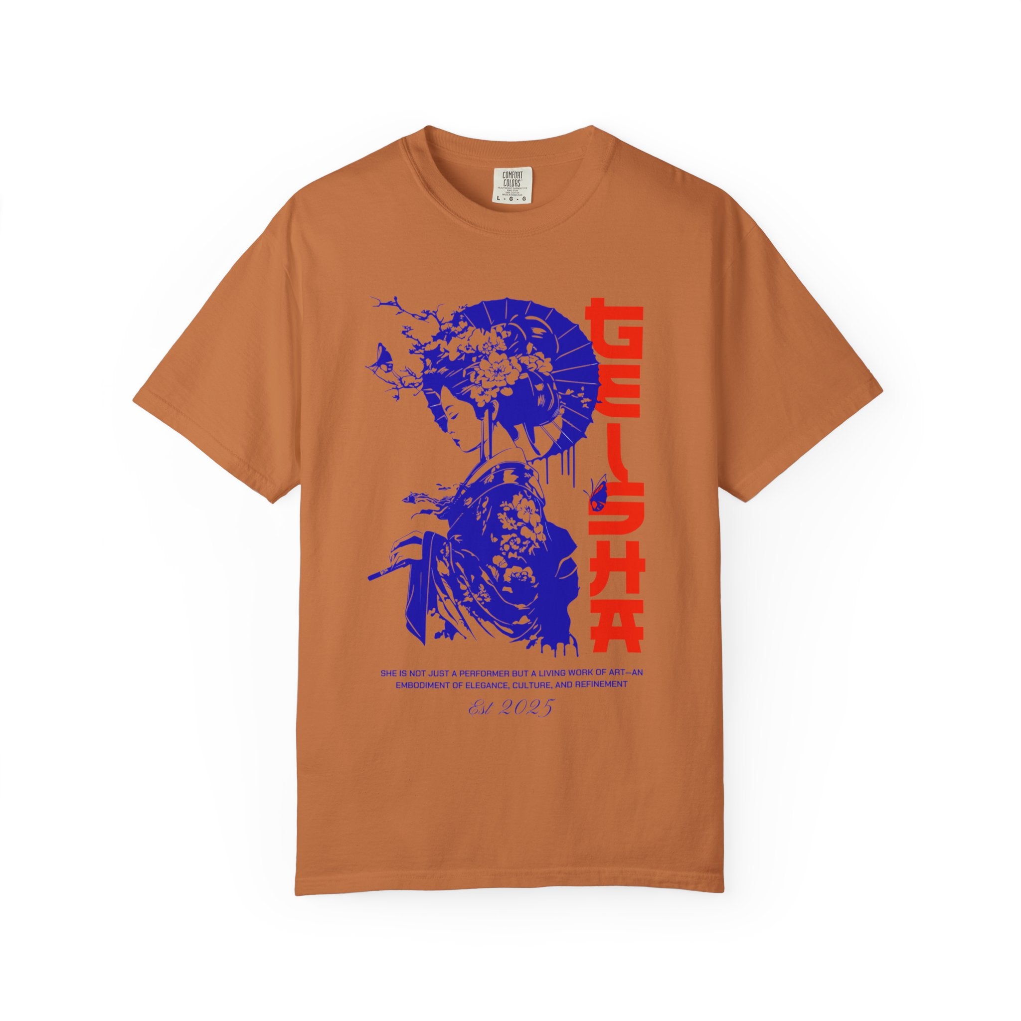 Geisha Graphic T-Shirt, Vintage Style Tee