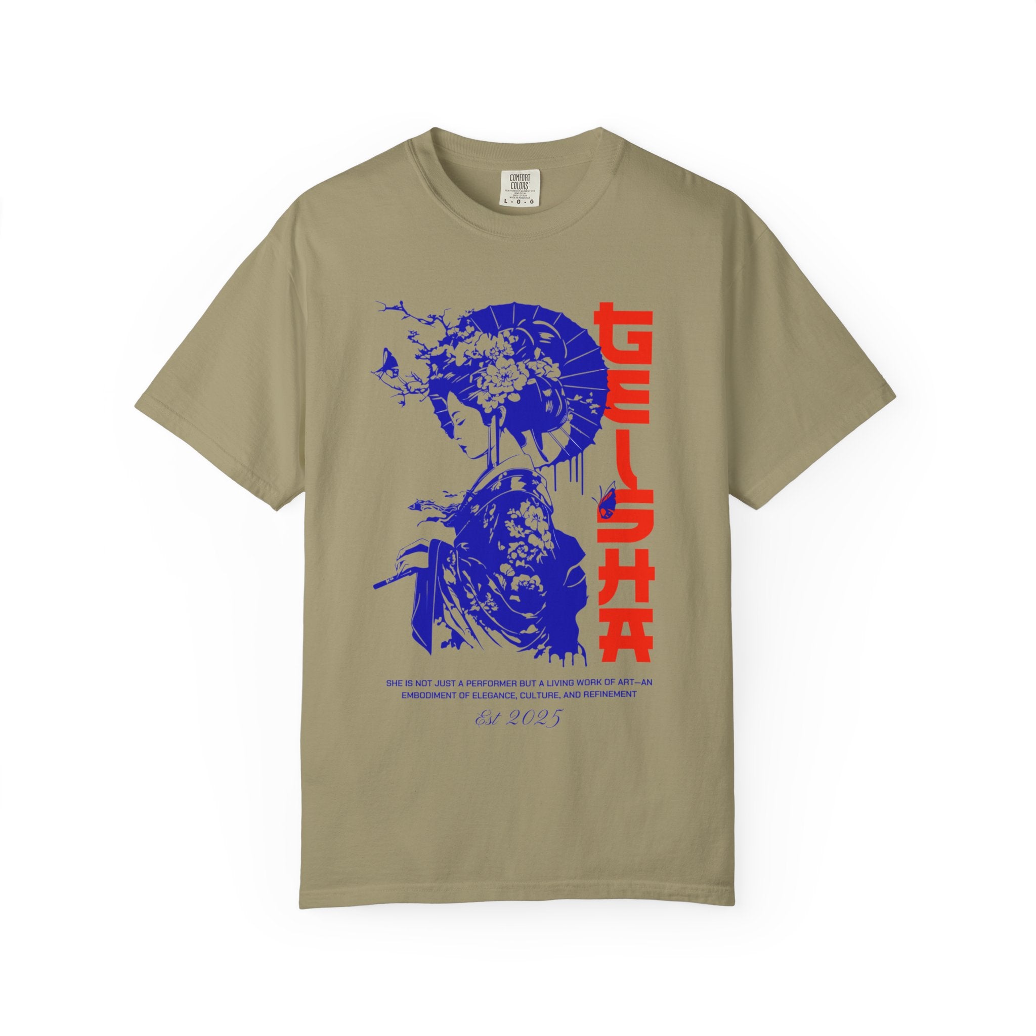 Geisha Graphic T-Shirt, Vintage Style Tee