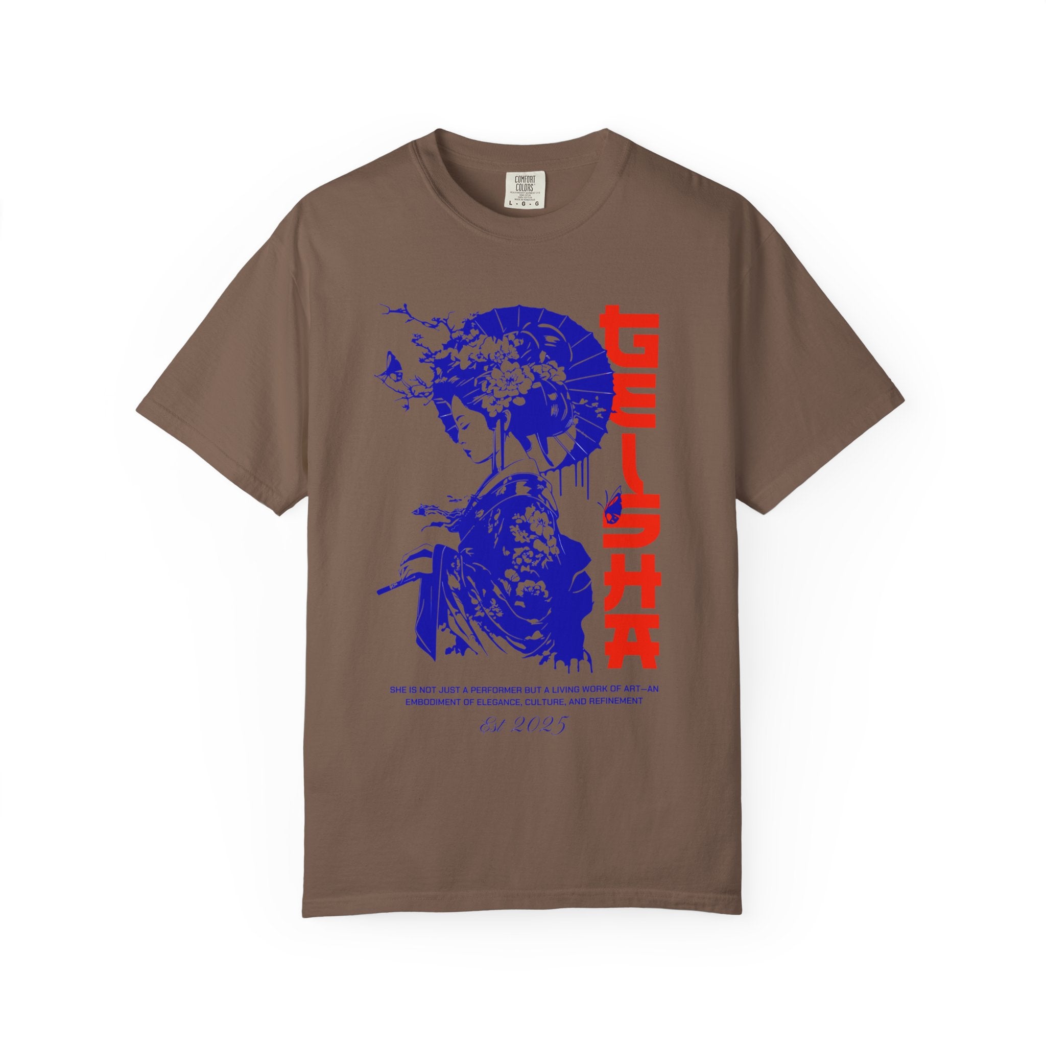 Geisha Graphic T-Shirt, Vintage Style Tee