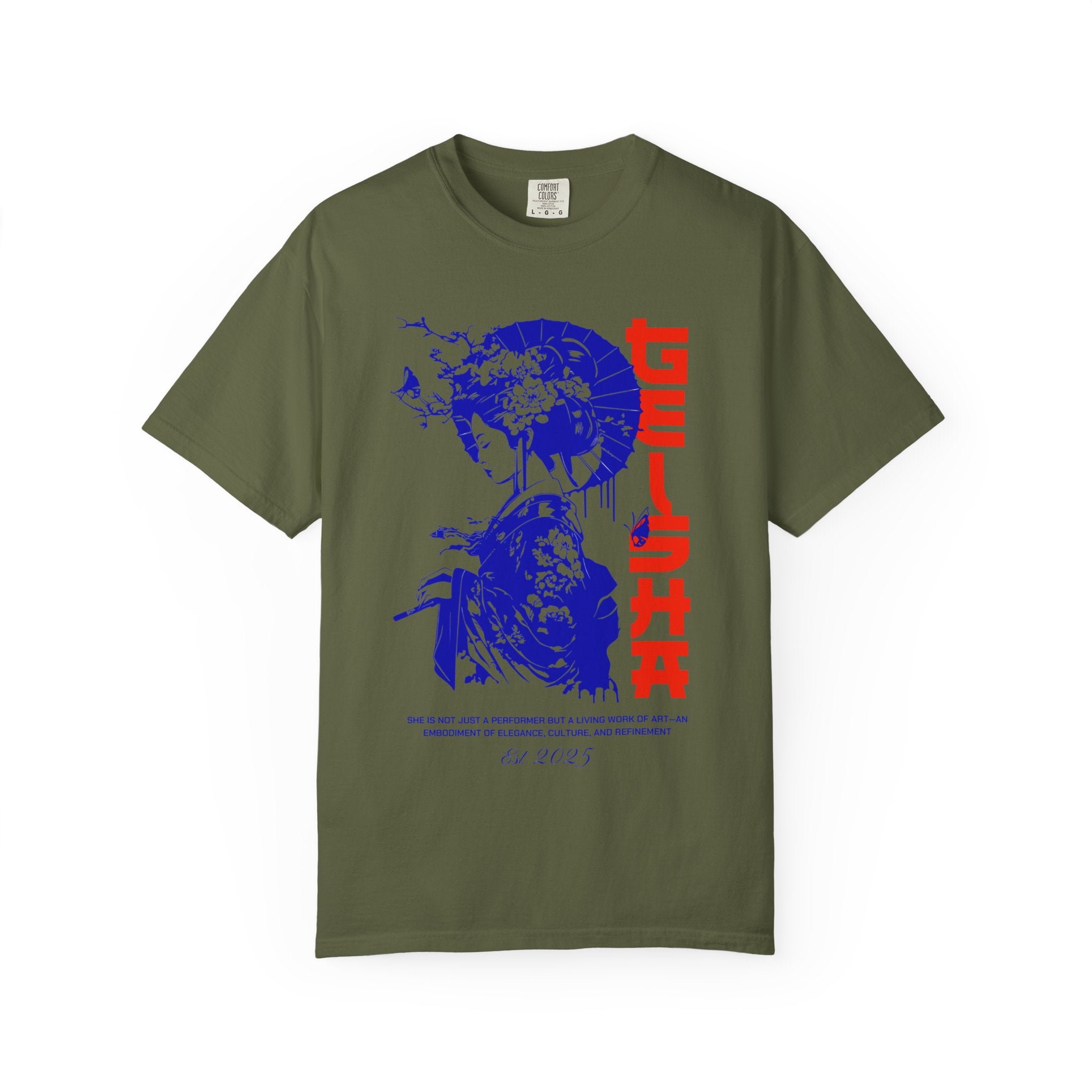 Geisha Graphic T-Shirt, Vintage Style Tee