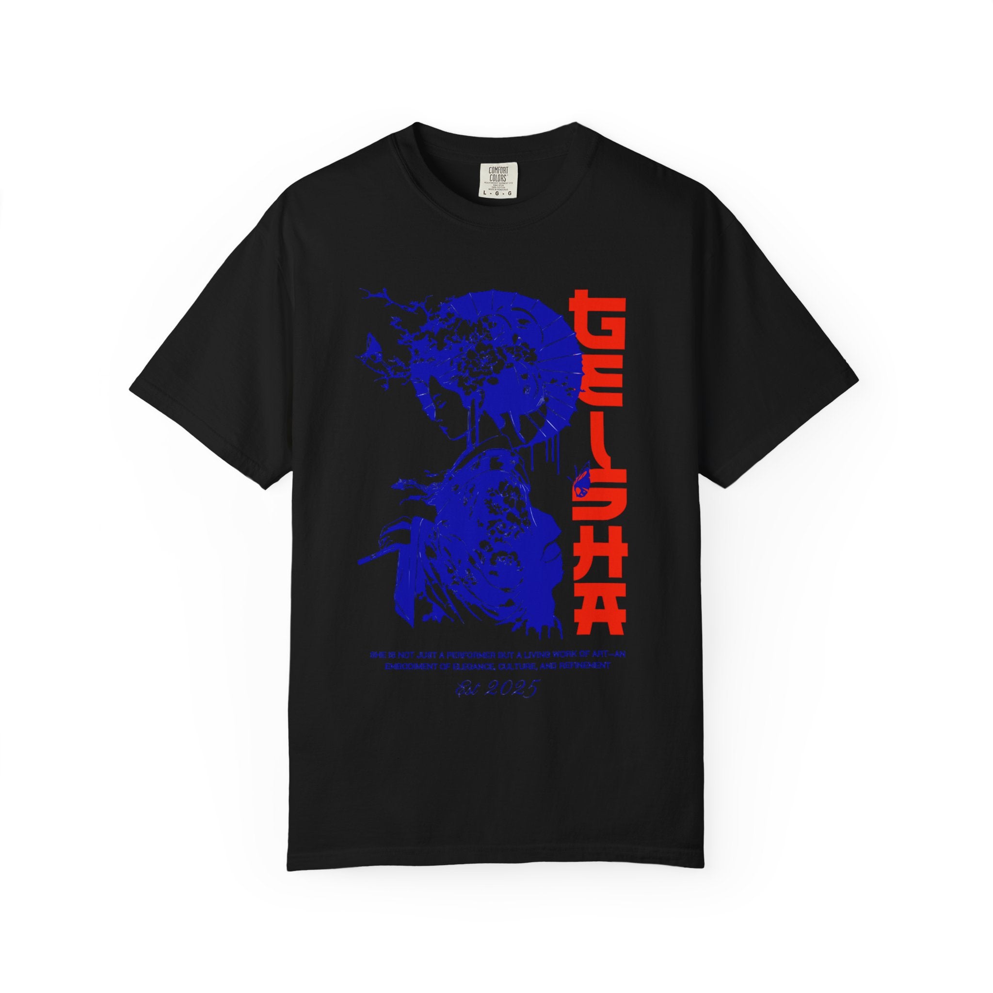Geisha Graphic T-Shirt, Vintage Style Tee