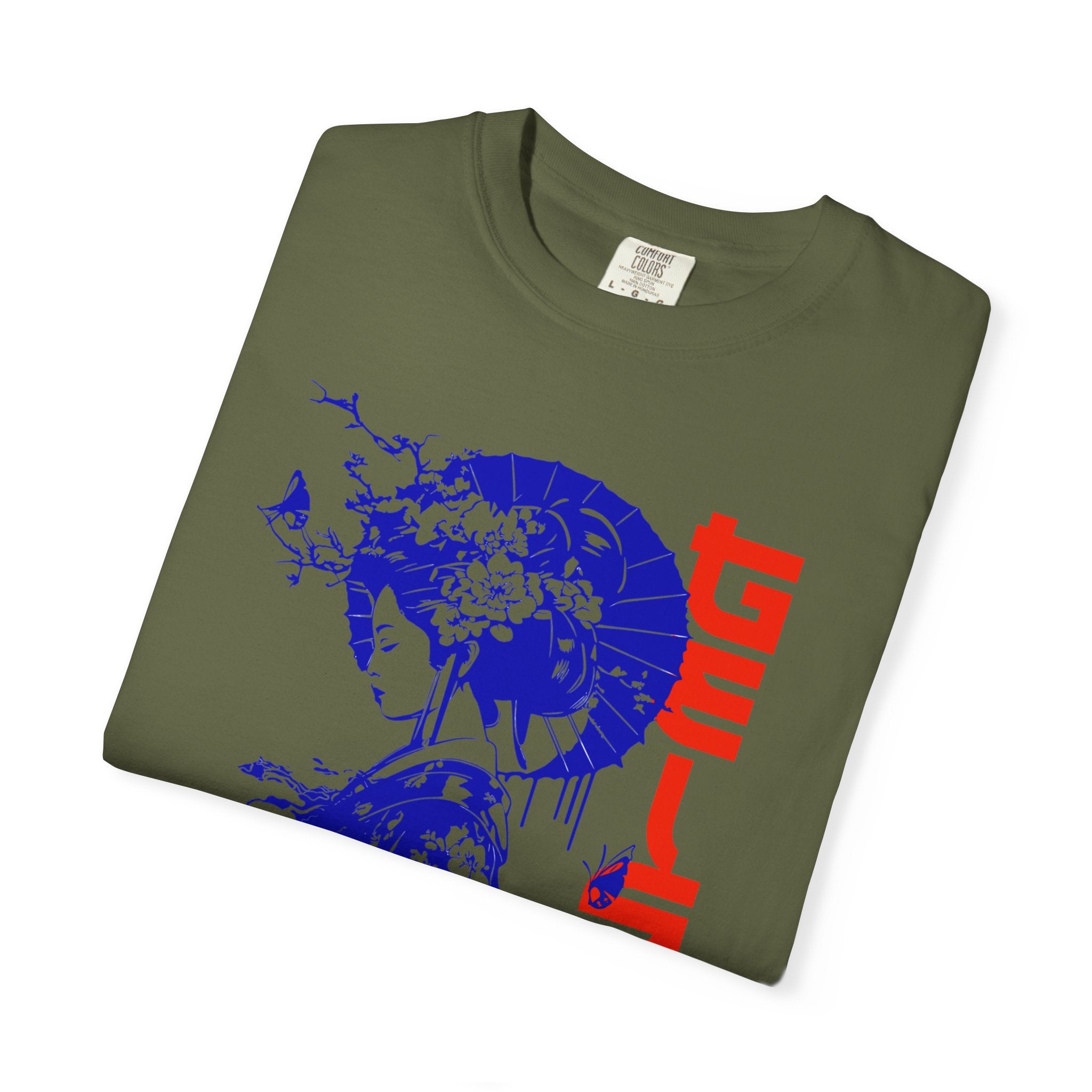 Geisha Graphic T-Shirt, Vintage Style Tee