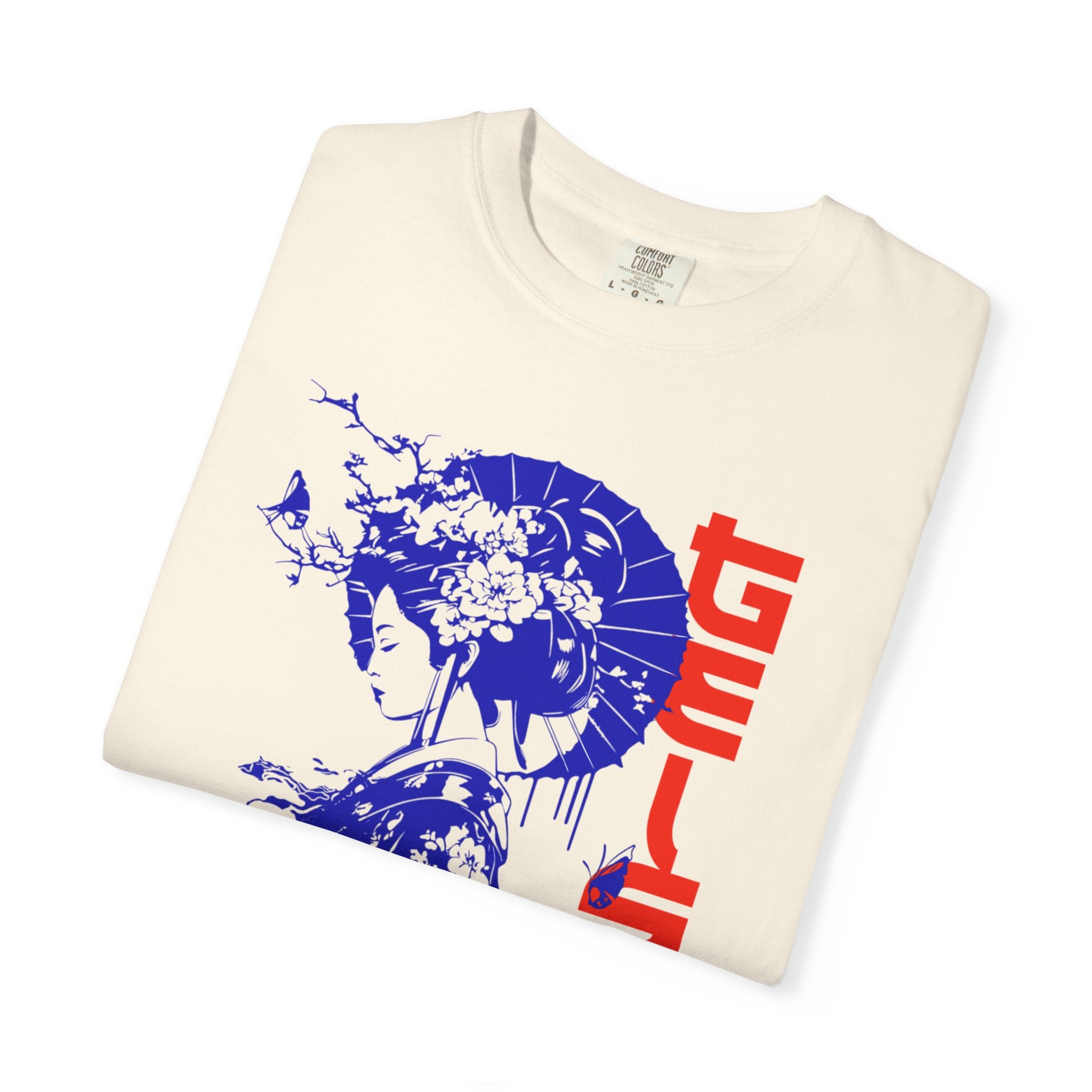 Geisha Graphic T-Shirt, Vintage Style Tee