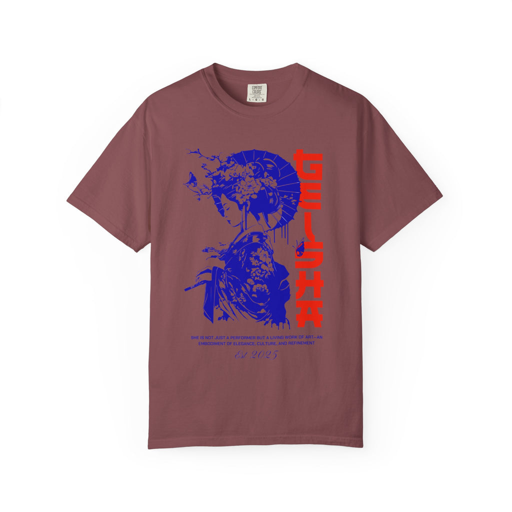Geisha Graphic T-Shirt, Vintage Style Tee