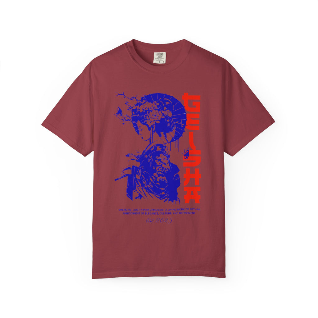 Geisha Graphic T-Shirt, Vintage Style Tee