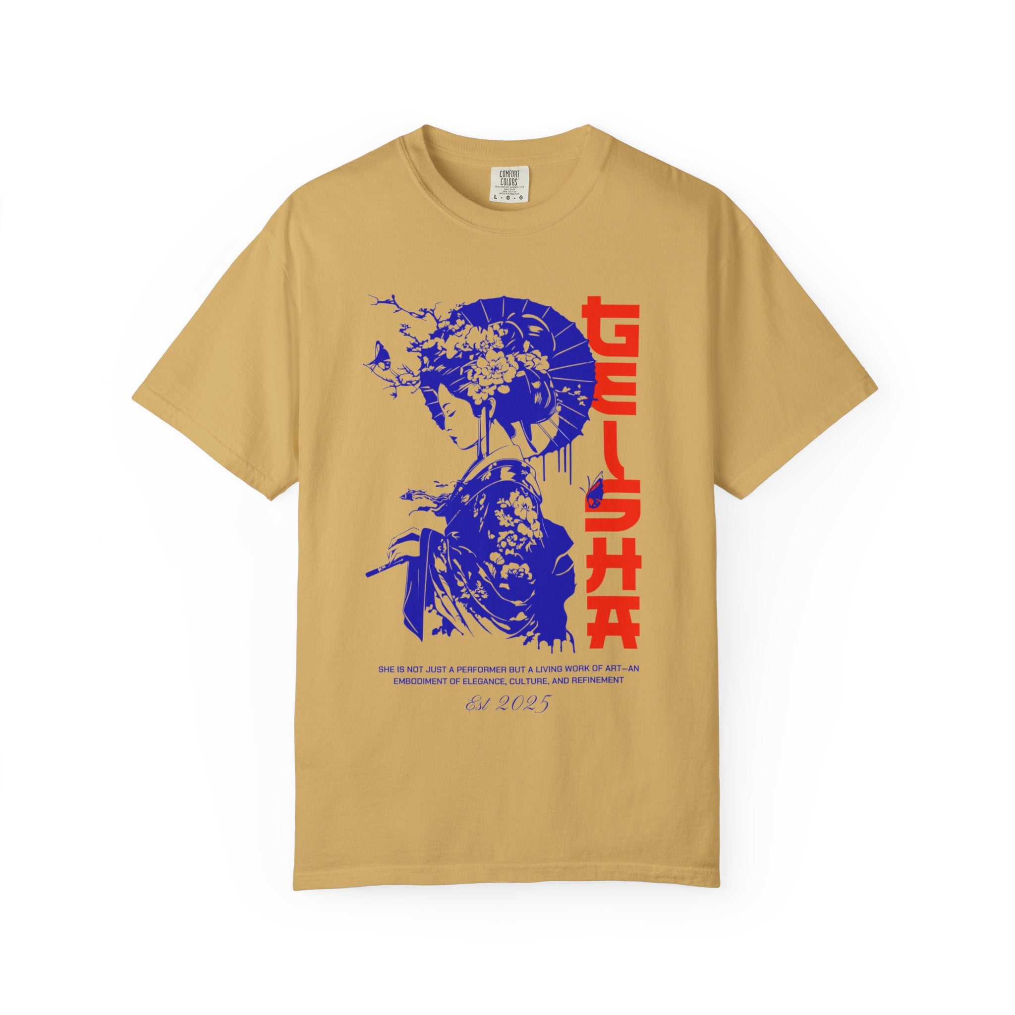 Geisha Graphic T-Shirt, Vintage Style Tee