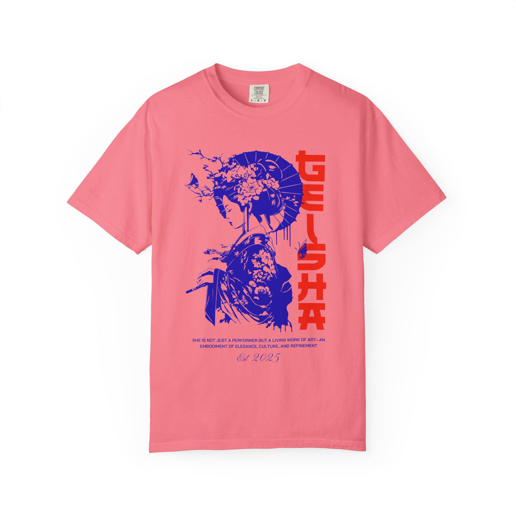 Geisha Graphic T-Shirt, Vintage Style Tee