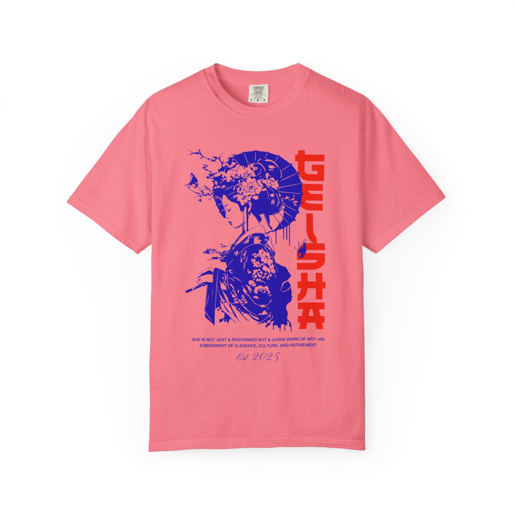 Geisha Graphic T-Shirt, Vintage Style Tee