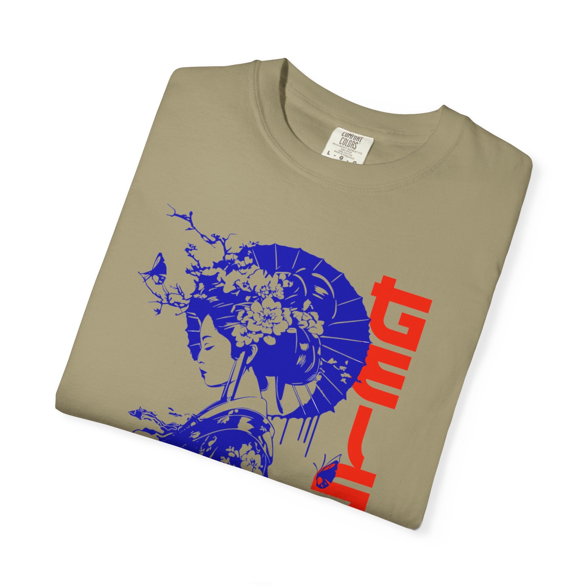 Geisha Graphic T-Shirt, Vintage Style Tee