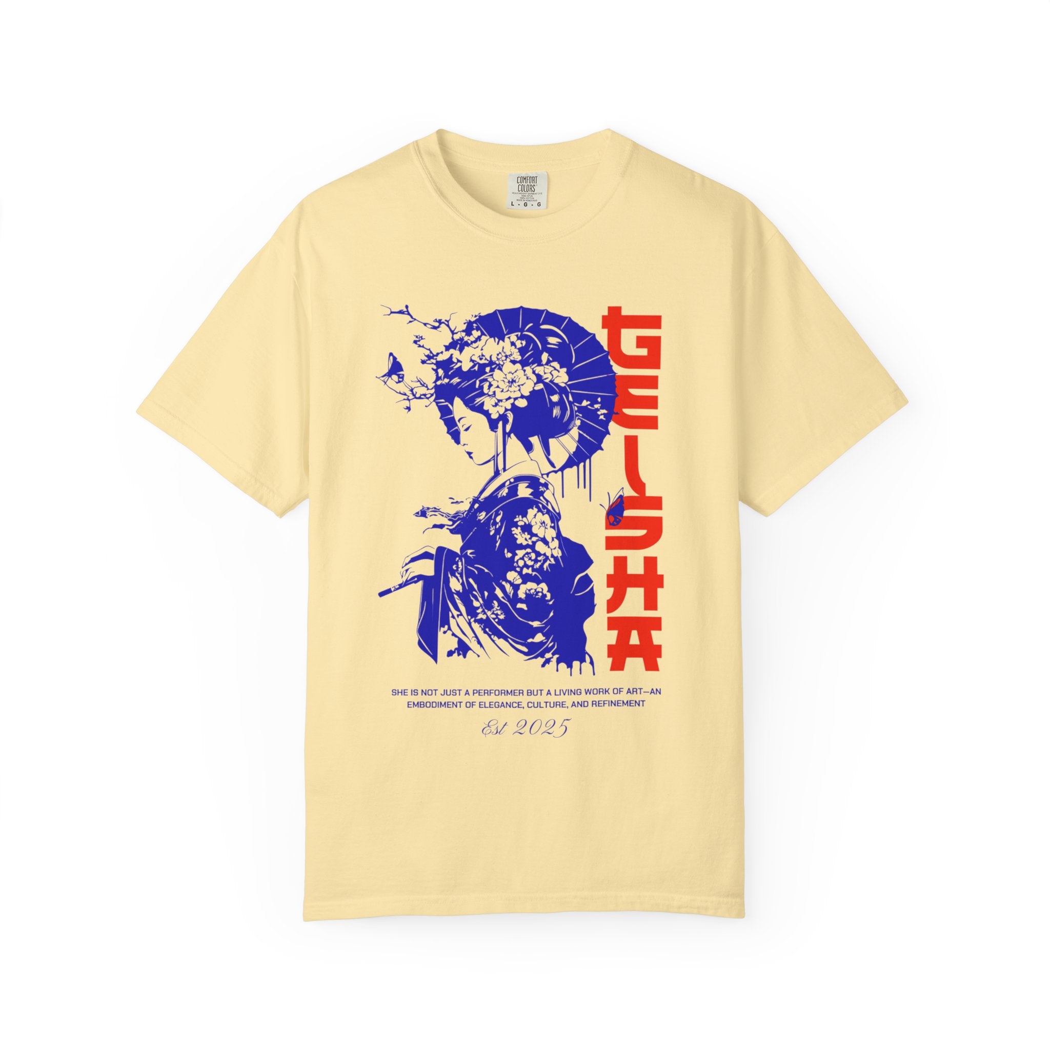 Geisha Graphic T-Shirt, Vintage Style Tee